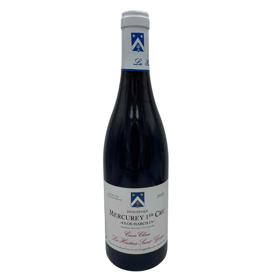Mercurey 1er Cru Clos Marcilly Monopole  Les héritiers Saint-Genys 2019